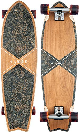 Globe Cruiserboard Chromantic Cruiser, Teak/Floral Couch, One Size