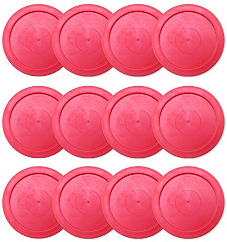 Brybelly EIN Dutzend Airhockey-Pucks, 6,3 cm