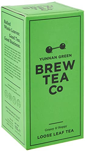 Brew Tea Co - Yunnan Green - Grassy & Hoppy - 113g Loose Leaf Tea