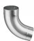 dachrinnen-shop.de Zink-Fallrohrbogen DN 60/72 Grad, Silber, 60 cm, 1 St.