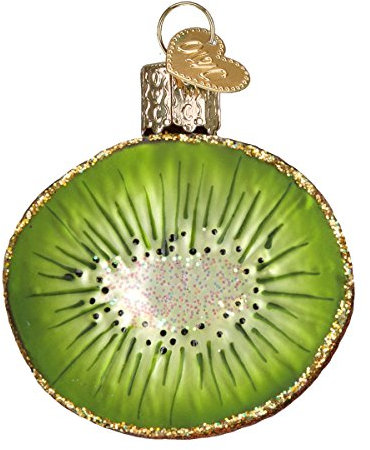 Old World Christmas Kiwi Glass Blown Ornaments for Christmas Tree