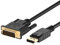 Rankie Verbindungskabel, DisplayPort auf DVI, Vergoldet 1080P DisplayPort DP auf DVI Kabel, 3m