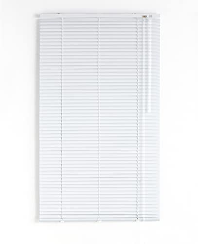 Blindecor 2101 Tenda Veneziana in Alluminio, Metallo, Bianco, 100X250