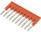 PHOENIX CONTACT 10-4 Phoenix Brücke FBS 10 4, Rot 4.2mm Rastermaß, 10 Polzahl, 10 Stück