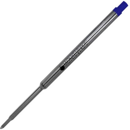 Monteverde Fine Point Capless Gel Refill for Waterman Ballpoint Pens - Blue (Pack of 2)