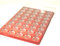 Schulz P040 Plateau de rangement pour pièces de monnaie avec couvercle de protection + 40 capsules de rangement de Ø 26 mm (pour pièces de 2 Euros)