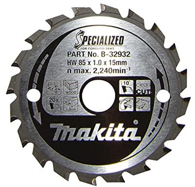 Makita B-32932 Specialized Blade for Cordless Saws 85x15x20t