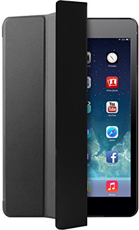 Schutz für iPad Air 2, Funktion Stand Up Backcover, flexibel, Magnetverschluss schwarz schwarz
