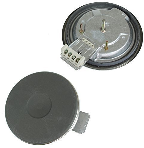 Qualtex Universal Hob Solid Hotplate Cooker Element, 145mm, 1000W, 8mm Rim, Universal Fitment