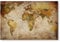 Postereck - 0459 - Hochwertiges Weltkarten Poster Vintage | Weltkarte Wand mit Hauptstädten der Länder | Unterricht Klassenzimmer Schule World Map Wall | Landkarte Welt XXL | Poster - 3:2-30,0 cm x 20,0 cm