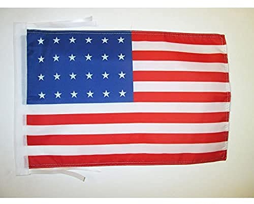 AZ FLAG Flagge USA 1822-1836 24 Sterne 45x30 cm Polyester 100D Kordeln