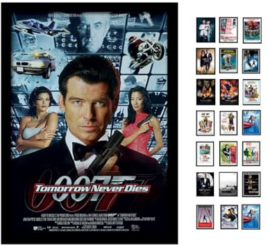 James Bond Tomorrow Never Dies Gerahmtes Poster, A3