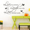 Wandtattoo: Live, Laugh, Love/Schriftzug: Live every moment, Laugh every day, Love beyond words. + 5 Schmetterlinge / 49 Farben / 4 Größen/beige / 35 x 59 cm
