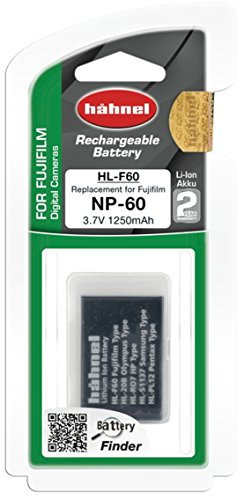 hähnel HL-F60 Li-Ion Battery for Fujifilm NP-60 - Black
