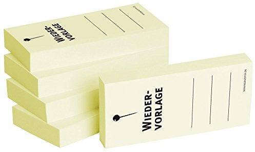 BIZSTIX® Business Haftnotizen Wiedervorlage (5 Stk.)
