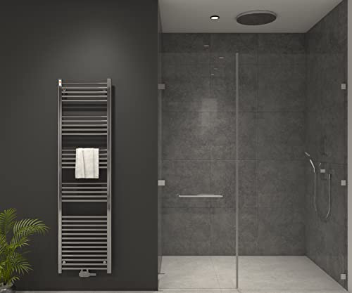 MERT Badheizkörper Heizkörper Handtuchtrockner Handtuchwärmer Chrom gerade