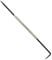 R40 2560816 pointe à tracer en métal dur 250 mm/90° avec pointe incurvée gerändeltem geiffstück, poids : 30 g