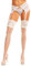 GLAMORY Dream 20 bas jarretelles dentelle large Champagner M
