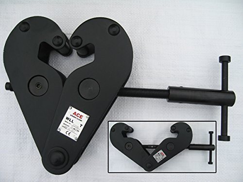 Secure Fix Direct 2 Ton Beam Clamp - Adjustable Girder Block Tackle Hoist Lifting Clamp 2000Kg Two