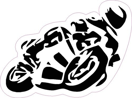 NetSpares 1 x Aufkleber Motorrad Rennmotorrad Scooter Roller Tuning Sticker Shocker Fun