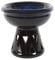 Something Different Wholesale Gorgeous Blue Ceramic Deep Bowl Oil Burner - 13.5cm x 14cm (1 Pc.) - Premium Material, Versatile & Elegant Design - Ideal Home Decor, Relaxing Ambiance