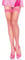 Leg Avenue 9014 Bas avec Mailles en Formes de Grillage Rose Néon Tu Eur 34-38