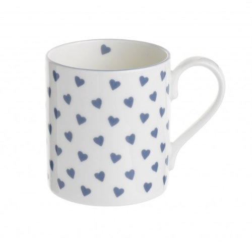 Roy Kirkham Nina Campbell Blue Hearts Large mug
