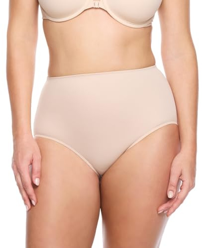Naomi & Nicole Women's Comfortable Firm Shaping Brief, 7754-Nude-S