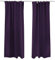 Victoria M. Aurora Verdunkelungsvorhang Blickdicht Thermovorhang mit Kräuselband, für Gardinenstangen und -schienen 140 x 245cm, Aubergine, 2er Pack