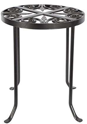 Achla Designs Round Trivet Plant Stand (Graphite)