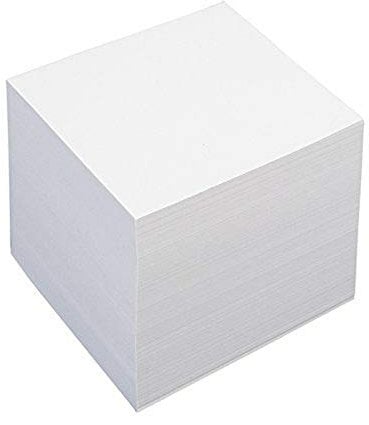 König und Ebhardt König & Ebhardt 8600999 Zettelwürfel / Zettelklotz (9 x 9 x 9 cm, 750 Blatt) weiß