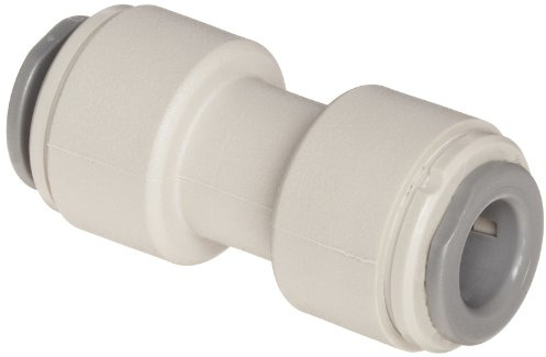 John Guest Acetal Copolymer Tube Fitting, Union Straight Connector, 5/16 Tube OD (Pack of 10) by John Guest