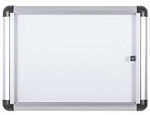 Bi-Office-Vitrine für den Innenbereich mit zusätzlichem, abschließbarem magnetischem Whiteboard, Größe: 513 x 371 mm - 2xA4