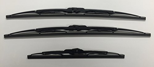 Phil Trade Classic Scheibenwischer Komplettset vorne + hinten für Corsa C Bj.2000-2006 (8+10+6T)