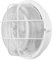 REV Kellerlampe - Feuchtraumlampe IP44, E27 Fassung (bis 60W), Werkstattlampe, Kellerleuchte rund - ideal als Wand- oder Deckenlampe, weiß