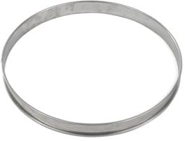 Gobel 834960 Cercle à Tarte Haut Inox Bords roulés 22 cm, Argent