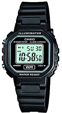 Casio LA20WH Series | Women's Digital Watch | Water Resistant | 100 SEC Chronograph | Alarm | LED Illuminator | 5-Year Battery