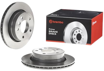 Brembo 09.7727.11 UV Coated vented Rear Brake Rotor BMW/BMW (BRILLIANCE) OE# 34216855155