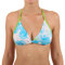 Diesel Damen Triangel Bikini Oberteil See Reggiseno in Weiß/Türkis Größe 85/B