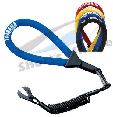 Yamaha OEM WaveRunner PWC Wasserfahrzeug schwimmendes Schlüsselband – Schwarz MWV-LANCD-00-BK; MWVLANCD00BK Yamaha