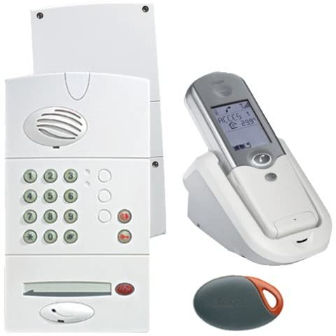 Hager - Kit interphone radio 1 logement avec clavier