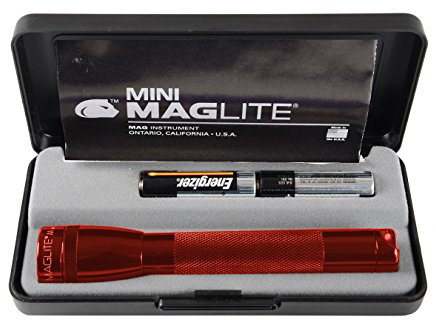 Maglite Boxed Mini Mag AA Torch - Red