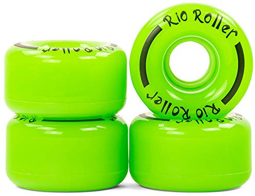 Rio Roller Coaster Räder, Unisex, Erwachsene L Grün (Green)