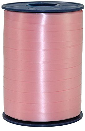 C.E. Pattberg AMERICA Ruban Paquet Cadeau rose clair, 250 m de Bolduc pour Emballage, Bolduc Largeur 10 mm, Accessoire de Décoration & Bricolage DIY, Ruban Décoratif pour Présents, en Toute Occasion