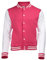 AWDis Varsity Unisex-Jacke, Pink X-Large