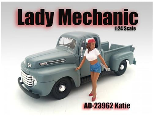 American Diorama Lady Mechanic Katie Figurine for 1/24 Scale Models