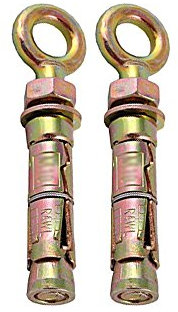 M8 Eye Bolt Shield Anchor - 2 Pack