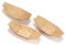 Bamboomn brand – Bamboo Leaf Boat – Set di piatti varia formati 3.25 x 1.5 3.25 x 1.5