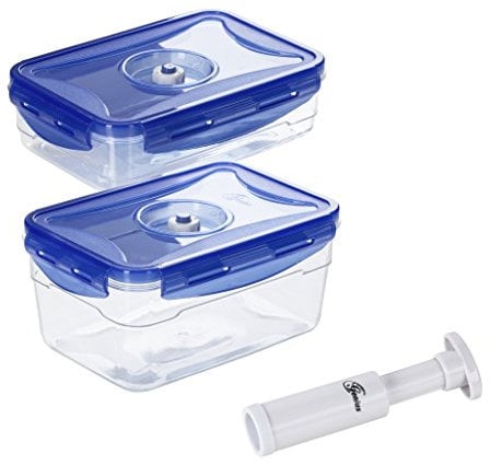 Genius - SmartVac SV5000 Universal-Vakuum-Dosen mittel + Handpumpe Set 5tlg.