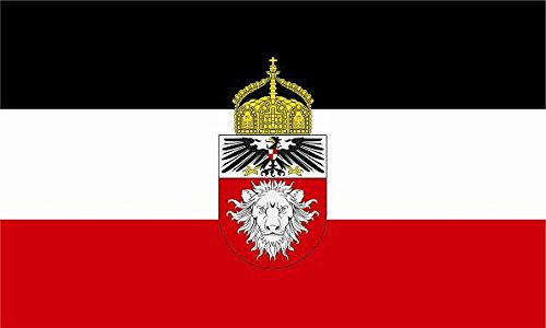 U24 Flagge Fahne Deutsch Ostafrika mit Krone 90 x 150 cm